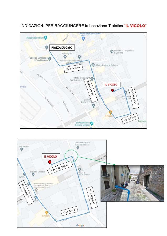 Il Vicolo_Carinissimo Appartamento In Centro Storico, Zona Giorno Mansardata Belluno Luaran gambar